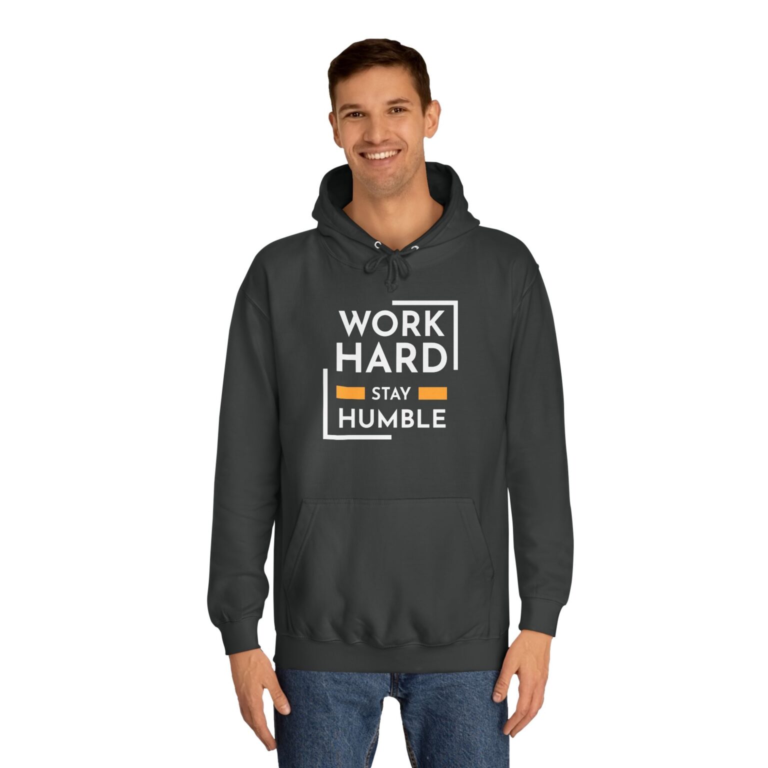 Work Hard Stay Humble Unisex College Hoodie - Image 11