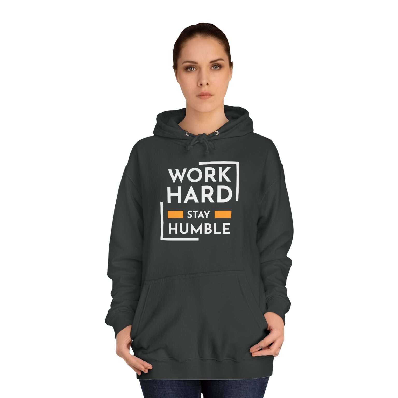 Work Hard Stay Humble Unisex College Hoodie - Image 12