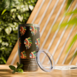 Colorful Feather Headdress 20oz Ringneck Tumbler — Insulated Travel Cup - Image 12