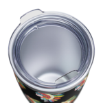 Colorful Feather Headdress 20oz Ringneck Tumbler — Insulated Travel Cup - Image 14