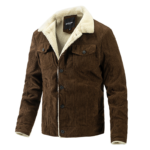 Men's Plus Fleece Jacket Fashion Warm Casual Jacket Trend Men's Clothing - Image 3