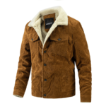 Men's Plus Fleece Jacket Fashion Warm Casual Jacket Trend Men's Clothing - Image 4